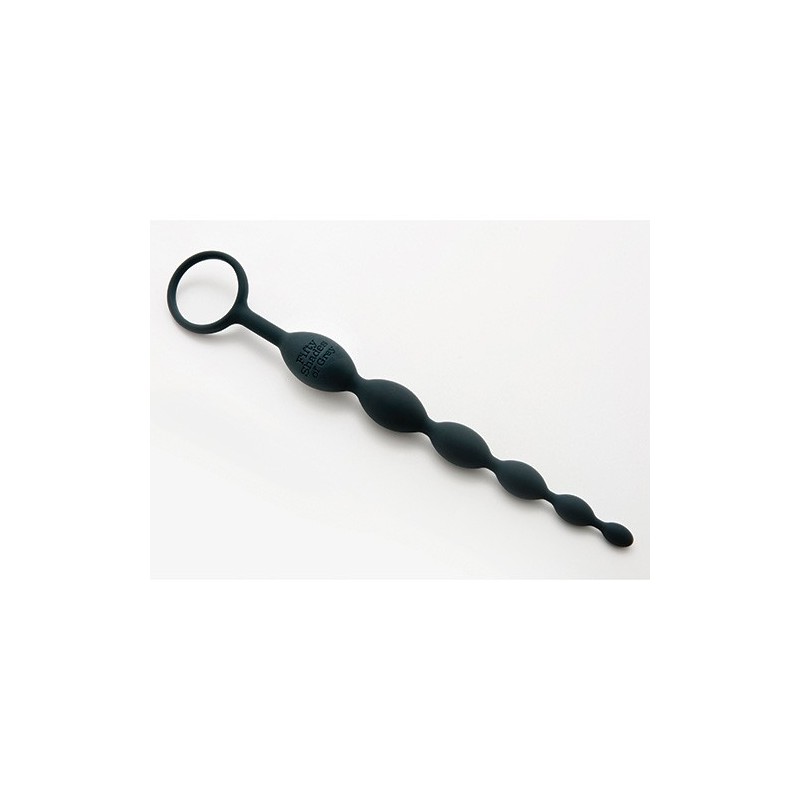 Анальный вибростимулятор Aphrodisia Anal Beads-S, черный 189021blackHW - Aphrodisia - Анальные ёлочки - Купить